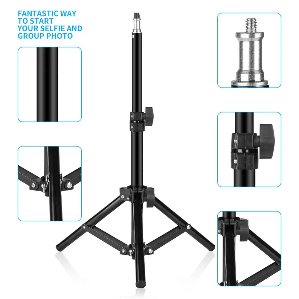 

Phone Tripod Stand Holder Monopod Stand Mount Portable Desktop for iPhone Huawei Xiaomi Smart Phone Vlog Live Stream Travel