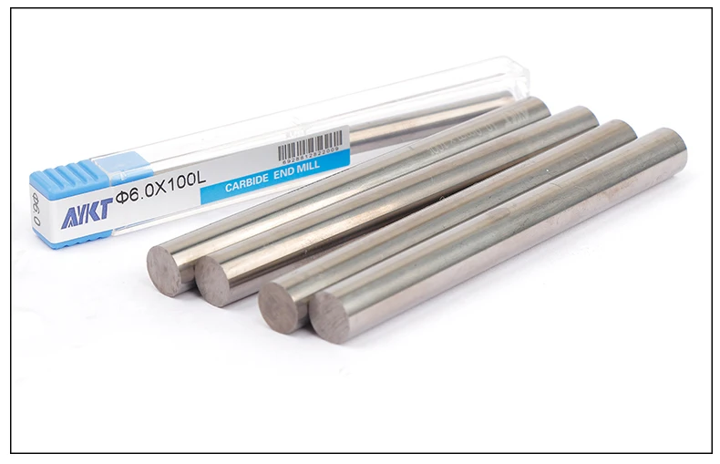 1pcs 6mm X 100mm Tungsten Carbide Round Blank boring bar. 
