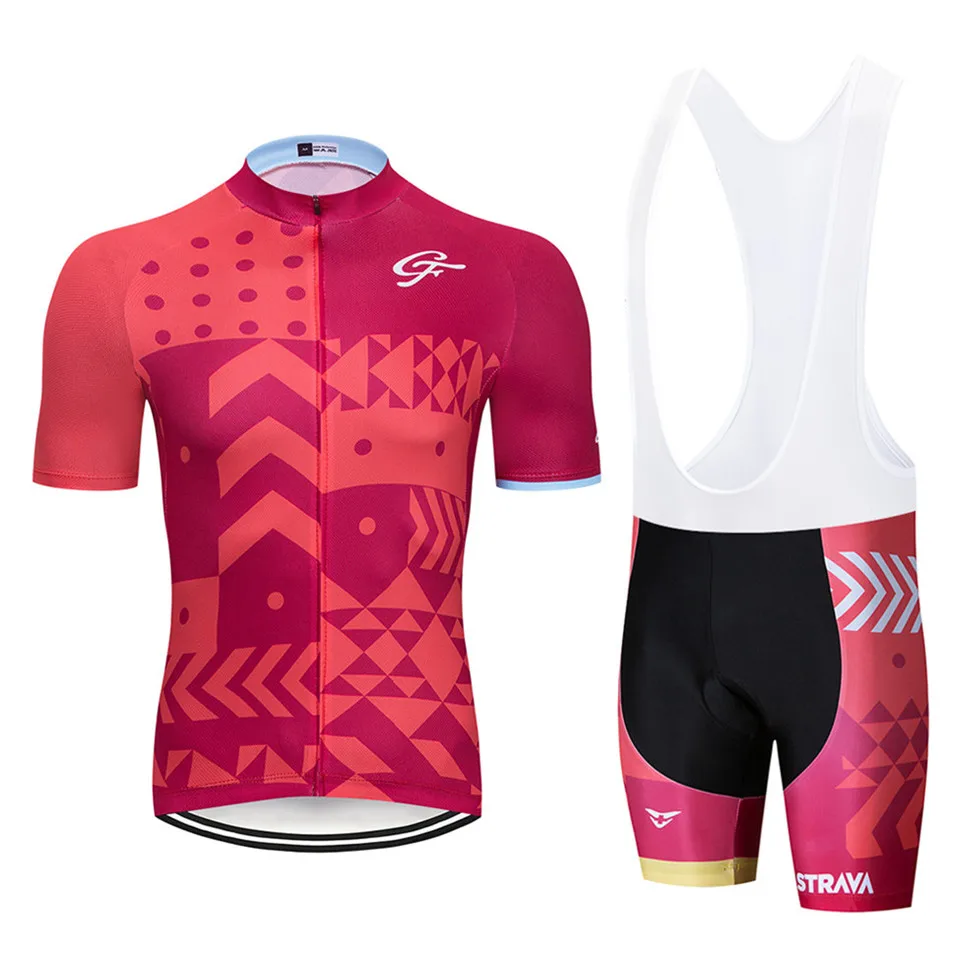 Strava Pro Team майки для велоспорта мужские летние топы с короткими рукавами комплект дышащая одежда для езды на велосипеде нагрудник шорты спортивная одежда комплект