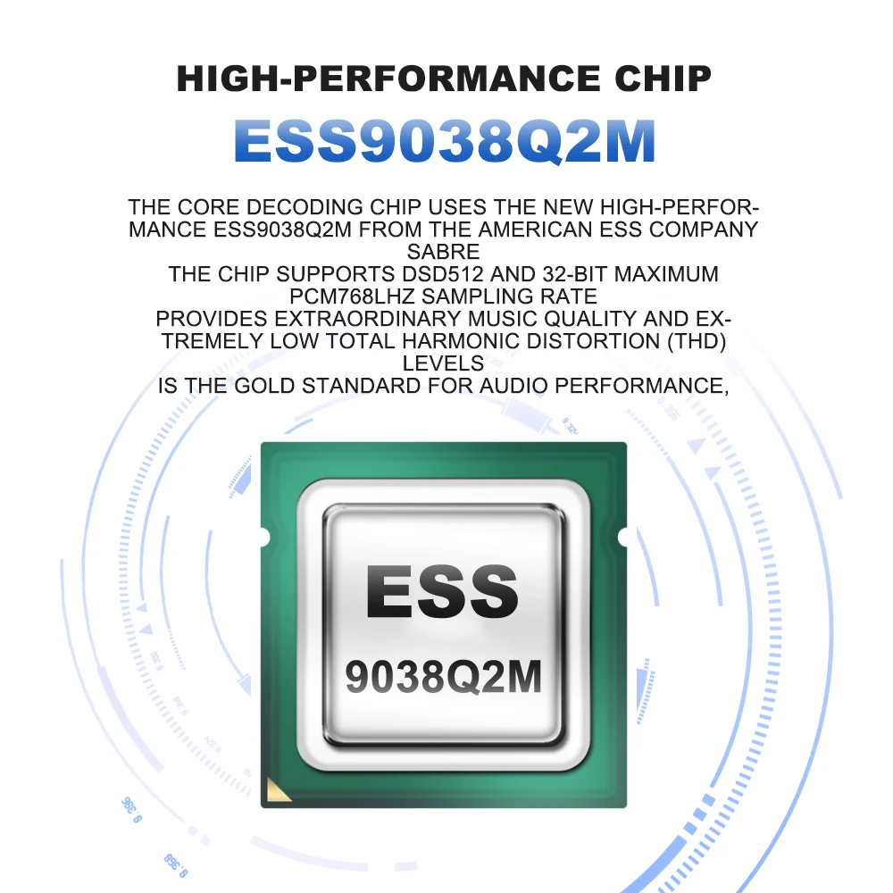 Аудио усилитель Bluetooth 5 0 MINI USB DAC ES9038Q2M APTXHD декодер для наушников|Цифро-аналоговые