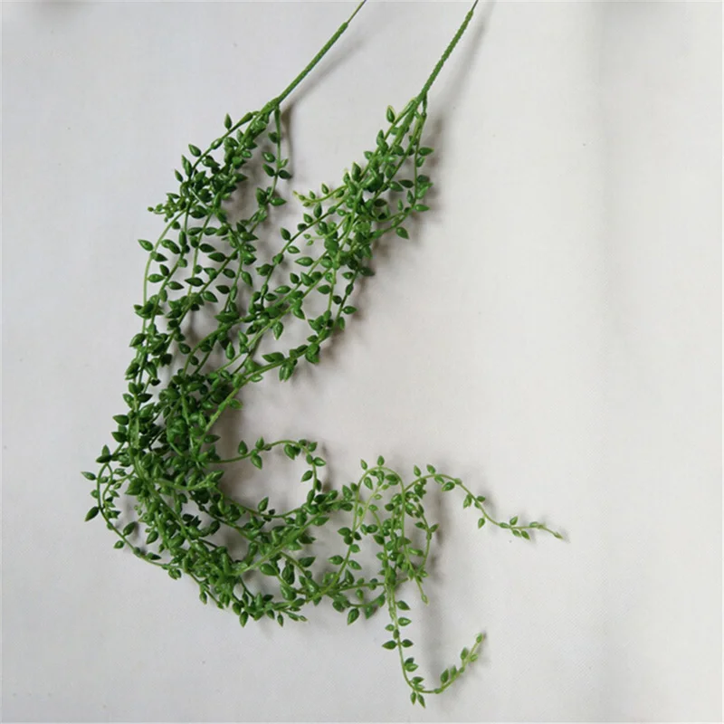 Искусственное зеленое растение любовник слезы суккуленты на стену поддельные цветы лозы свадебные искусственный цветок украшения