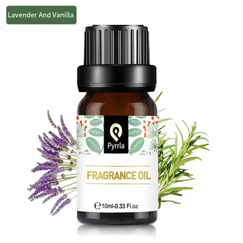 

Pyrrla 10ml Lavender & Vanilla Fragrance Oil For Aromatherapy Diffuser Lemon Lime Aroma Essential Oils Relax Unwind Air Fresh