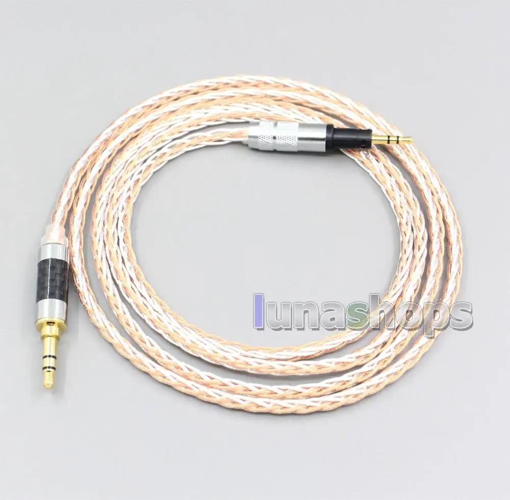 XLR 6 5mm 4 4mm 2 5mm 800 Wires Silver OCC Headphone Cable For Sennheiser Momentum 1 0 2 0 On Ear Earphone LN006900