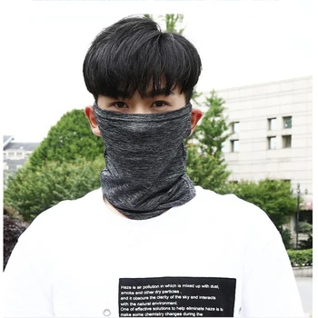 

2020 Summer Breathable Scarf Covering Chiffon Triangle Scarf Outdoor Riding Fashion Sunscreen Mask Neck Protection Thin