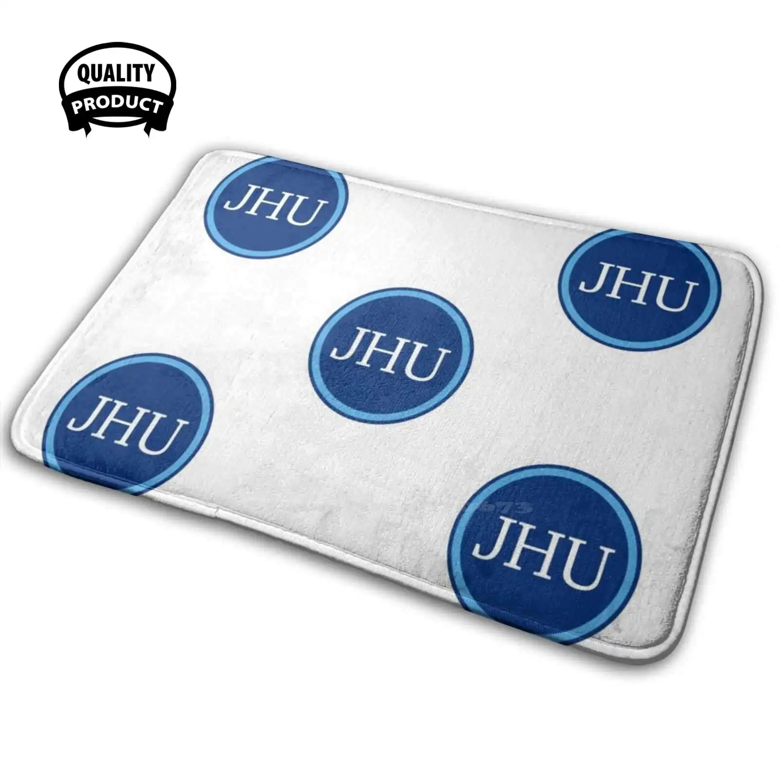 Удобный дверной коврик Jhu Circle, коврик, подушка для Jhu Johns Hopkins University, синий, белый, черный, темно-синий Jays Baltimore Md