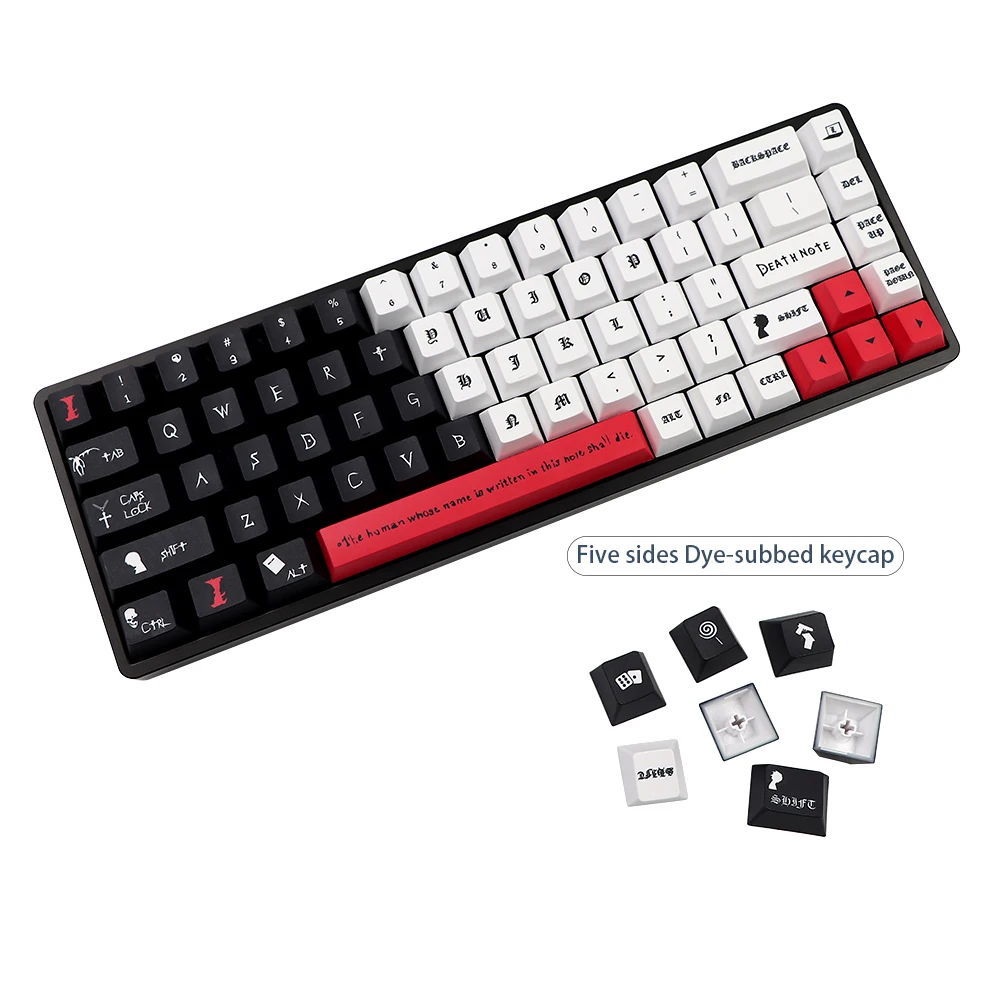 GMK-KEY Death Note Keycap Cherry Profile Dye Subb Personalized 