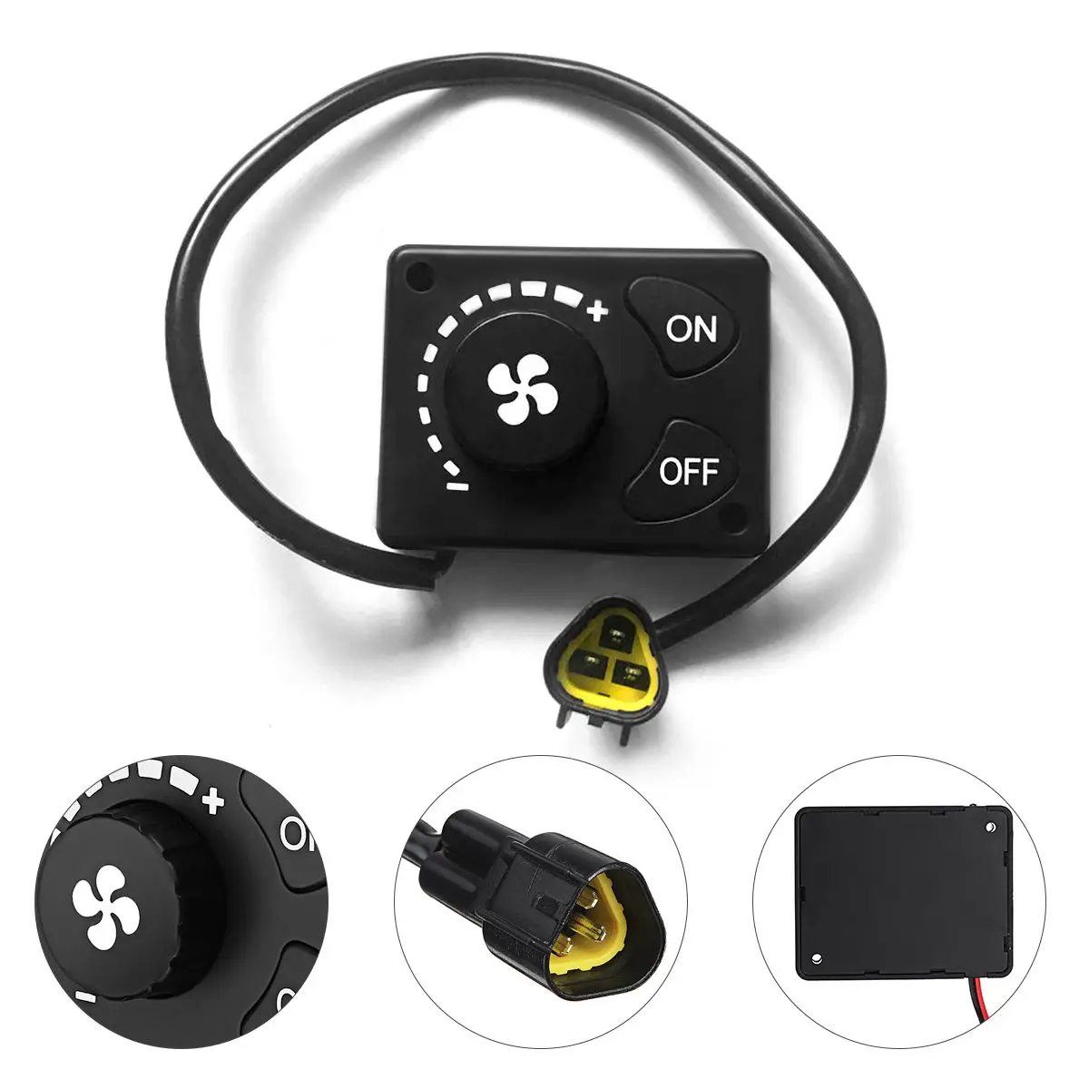 12V/24V LCD Monitor Switch+Remote Control Accessories For Car Track Diesels Air Heater Parking Heater