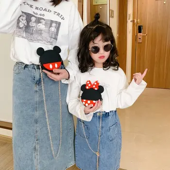

2020 New Disney Mini Crossbody Messenger Bag Girl Shoulder Bag Kid Cute Cartoon Small Change Coin Purse Child Birthday Gift