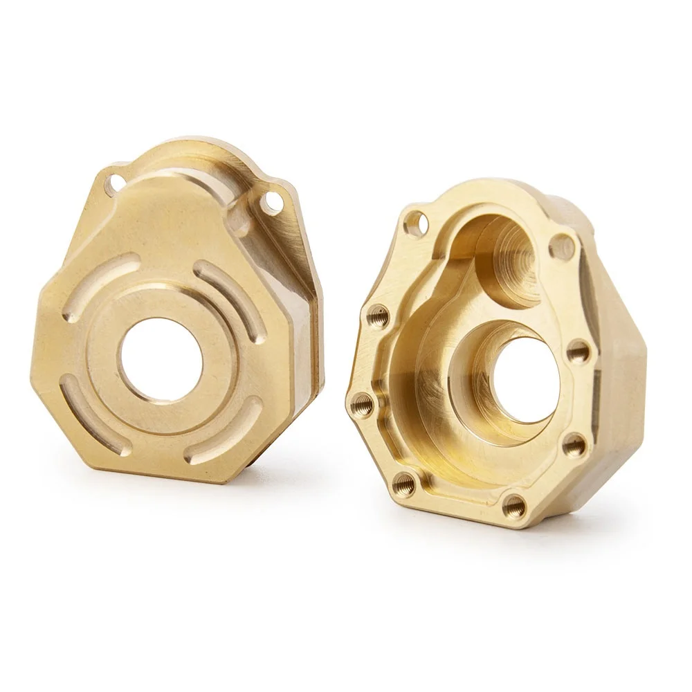 

1 Pair Counterweight Knuckle Portal Cover Front/Rear Wheel Hub Case Carrier Outter Shell For Traxxas TRX-4 1/10 RC Car