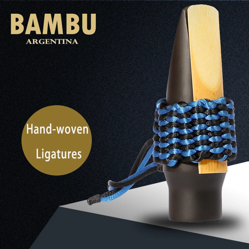 Argentina Bambu ручная Лигатура кларнет саксофон мундштук ручной вязки лигатуры