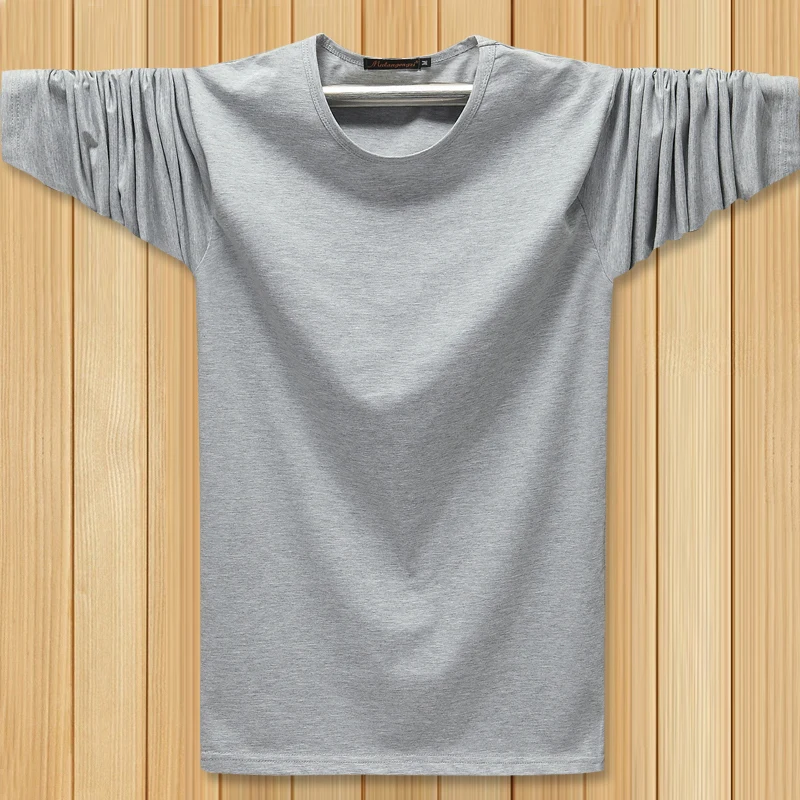 2019 Autumn New 100 Cotton T SHIRT Men Ultra Low Price Long Sleeved Men s Tshirt 5