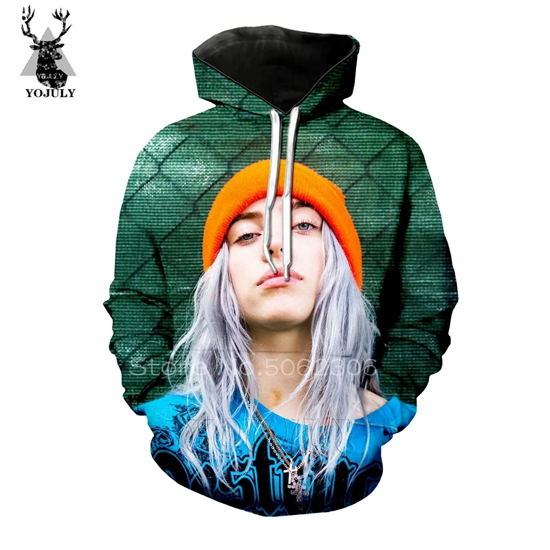 Billie eilis толстовки странные вещи lil peep Мужская Толстовка Зимняя Толстовка Белый 3D Harajuku белый уличные толстовки 32