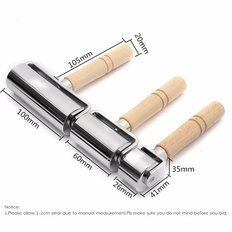 Leather Glue Laminating Roller Leather Press Edge Roller Platen Tools for Craft DIY 26mm 