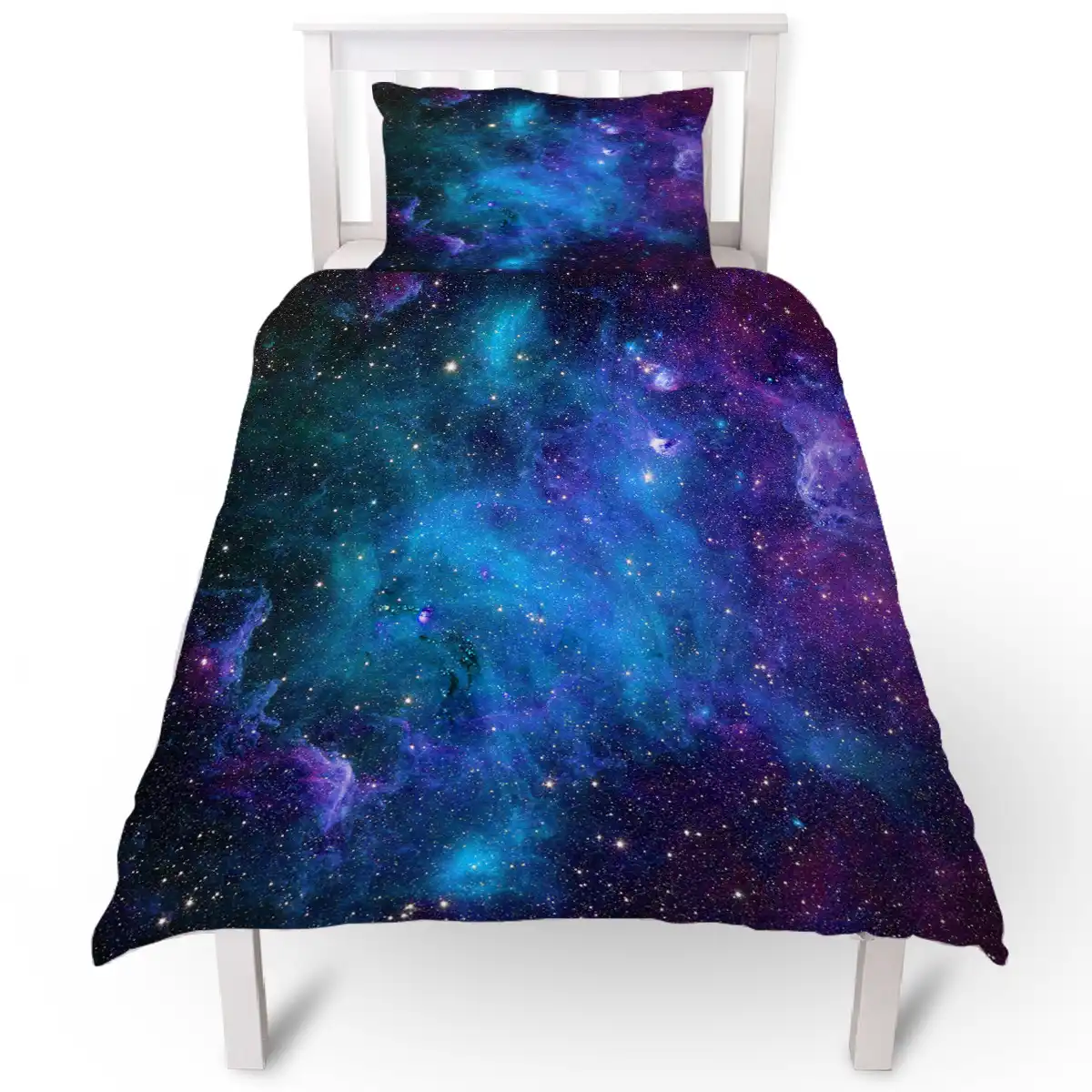 Starry Sky Space Universe Duvet Cover Pillow Case Quilt Cover Set