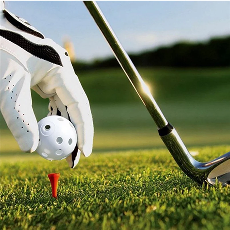 10pcs home DIY golf practice ball mixed air flow hollow perforated plastic JL golf practice ball 41mm indoor and outdoor 30D13 (6)