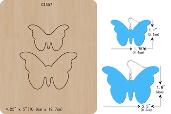 

New butterfly Wooden die Scrapbooking C-1557 Cutting Dies