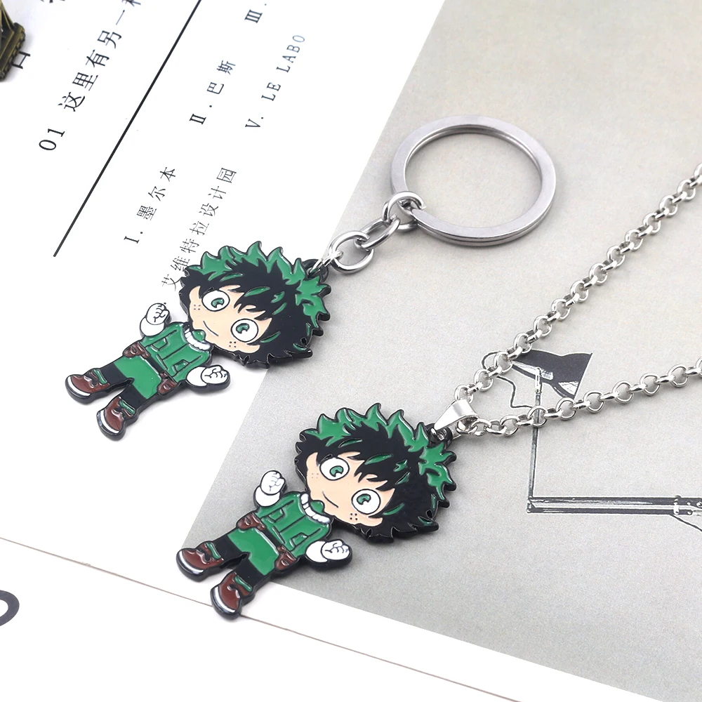 Аниме My Hero academic Midori Valley Izuku ожерелье милая кукла Подвесные цепи для женщины