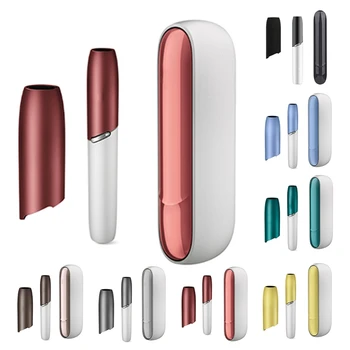 

Cap+Side For -IQOS 3 Duo Colorful Silicone Case PC Side Cover Top Cap DIY Replaceable Cover Accessories Replacement Outer Case