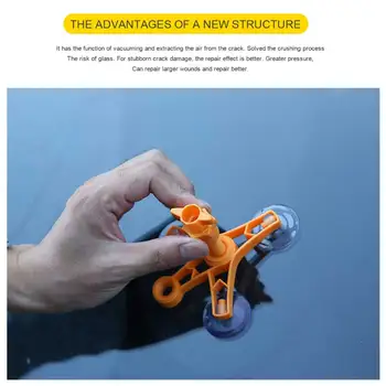 

Auto Universal Screen Crack Windshield Repair Kit Curing Glue Maintenance Polishing Quick Fix Glass Scratch Car DIY Practical