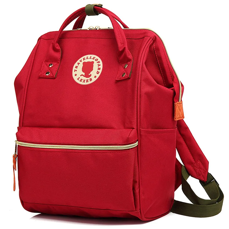 Модный водонепроницаемый рюкзак для anellos start такой же пункт роскошный брендовый рюкзак Холщовая Сумка для мам женская сумка на плечо - Цвет: Wine red