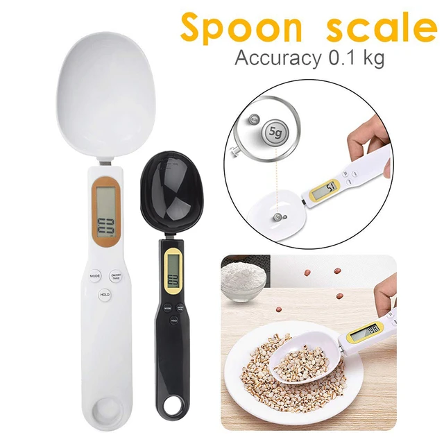 500g/0.1g Portable LCD Kitchen Scale Digital Food Spoon Scale with