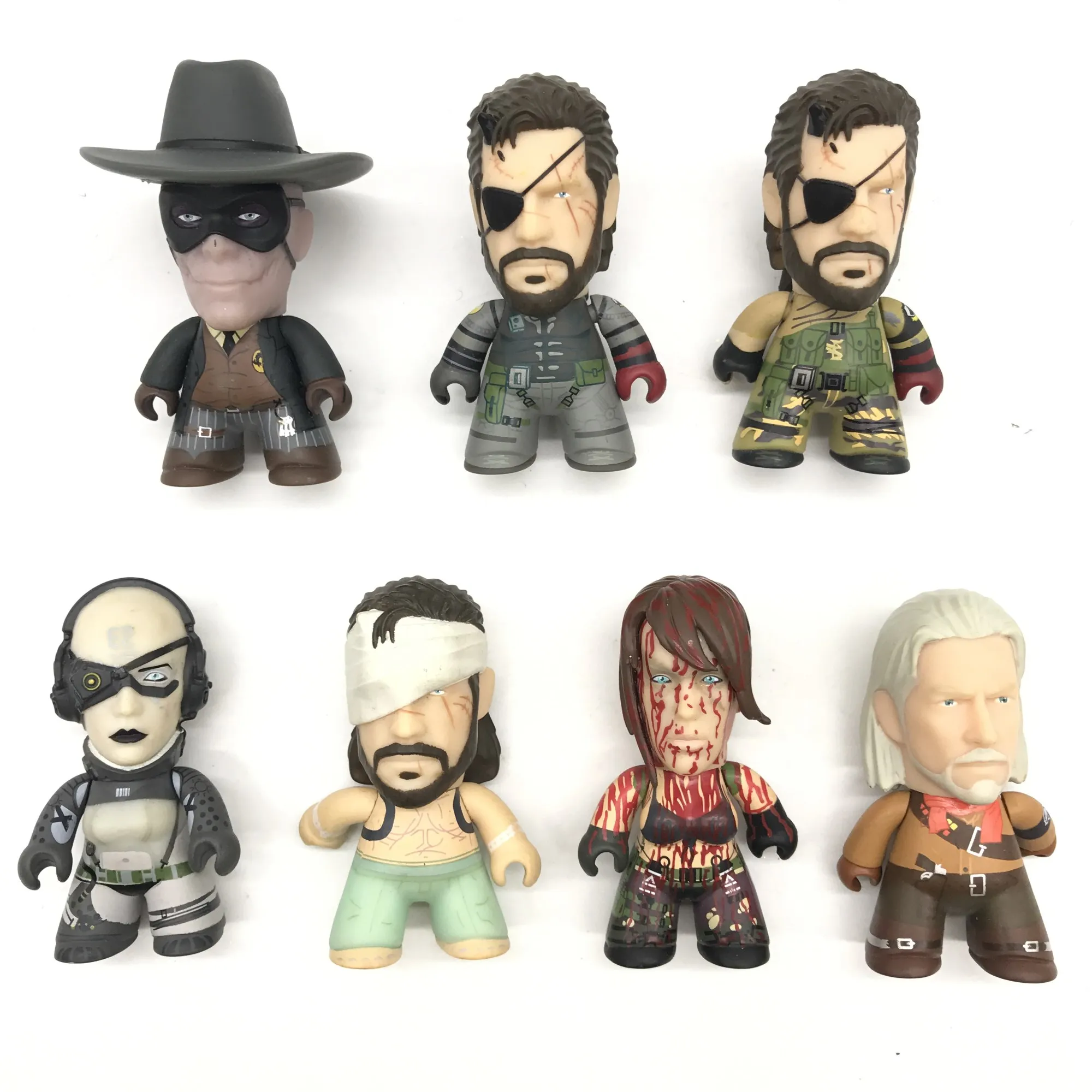 

Metal Gear Solid V Venom Snake Chase Revolver Ocelot Quiet Bloody TV Movie Model Character Vinyl Action Figure Collection Toys