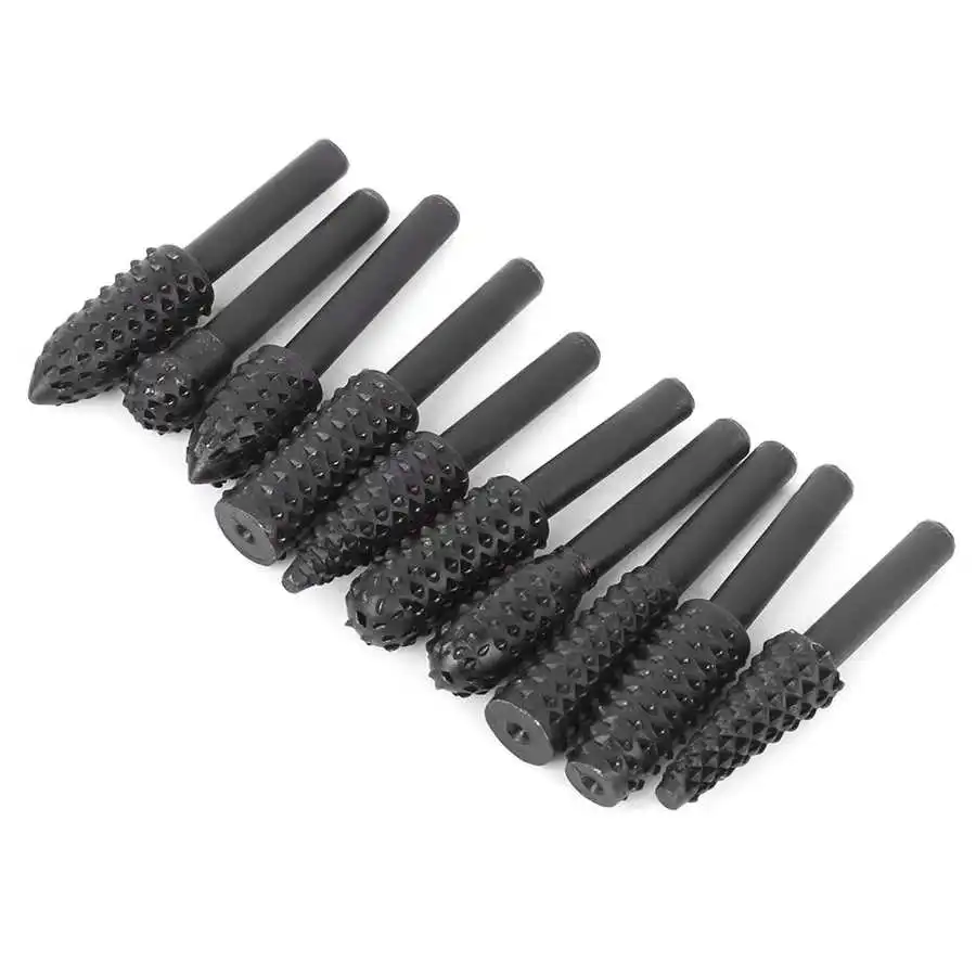 10 шт. набор ротационных напильников из электрический Рашпиль файл для