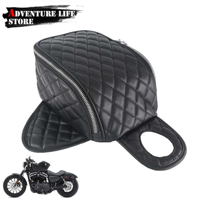 Sacoche de rangement magnétique pour réservoir de moto Oxford Noir pour  Harley Davidson M noir