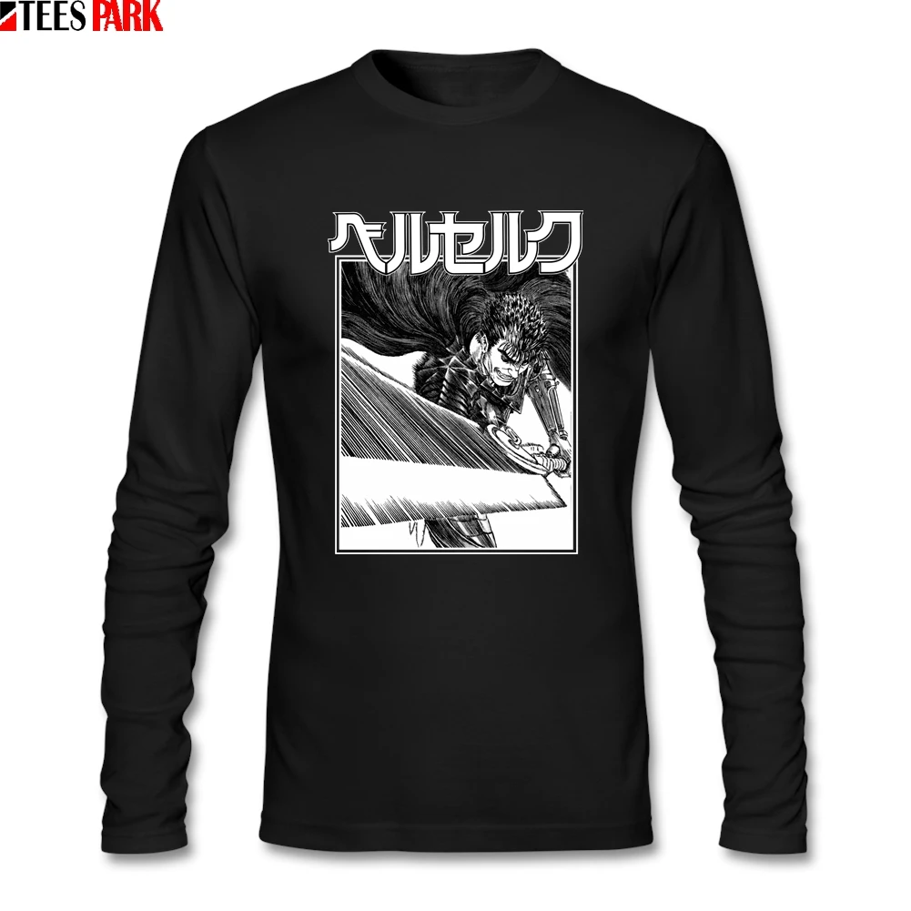 Мужская футболка Berserk из 100% хлопка Camisetas одежда для взрослых топы с принтом