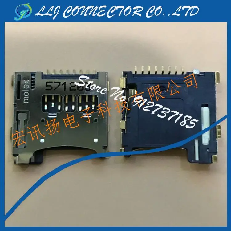 

Коннектор для карты micro SD 20 шт./лот 49225-0821 492250821 0492250821, 100% новый и оригинальный