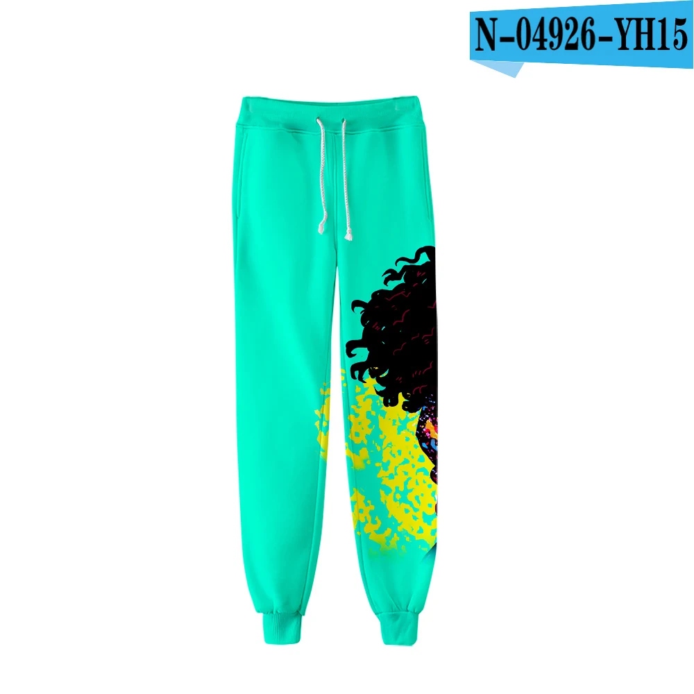 LIZZO Joggers брюки для мужчин и женщин хип-хоп Фитнес 3D графический принт брюки пот брюки негабаритные эластичная талия мужские тренажеры - Цвет: one