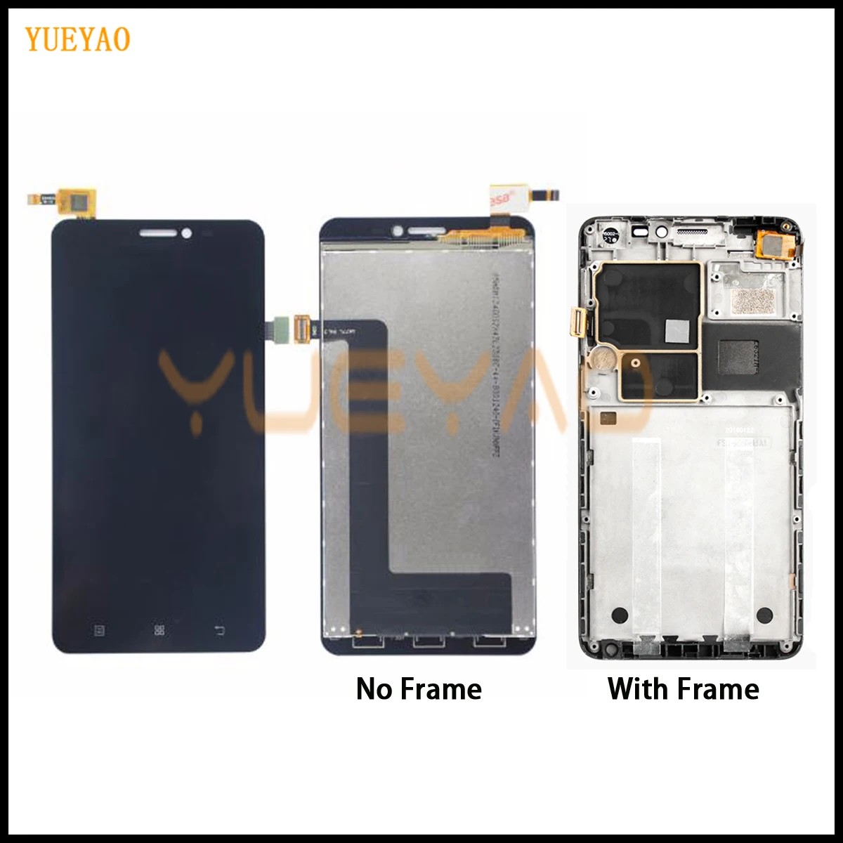 

YUEYAO Full LCD Display Monitor + Digitizer Touch Screen Panel Sensor Glass Assembly For Lenovo S850E S850T S850 LCD