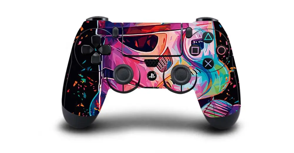 Звездные войны Защитная крышка наклейка для PS4 контроллер кожи для Playstation 4 Pro тонкая наклейка PS4 Кожа Наклейка аксессуары - Цвет: QBTM1103