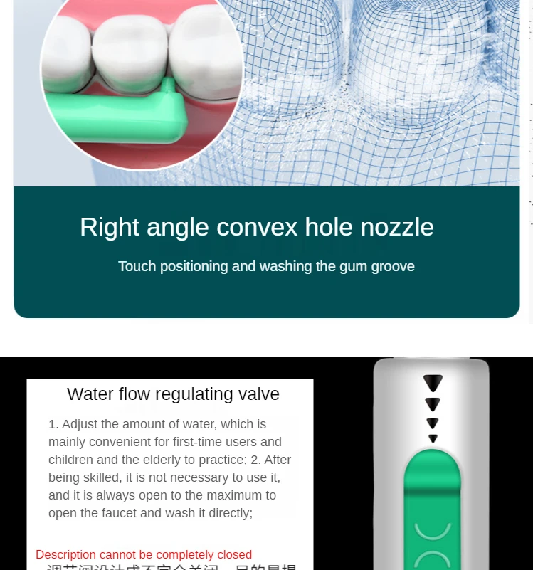 Teeth Water Cleaning Device Faucet Device Teeth Oral Irrigator Water