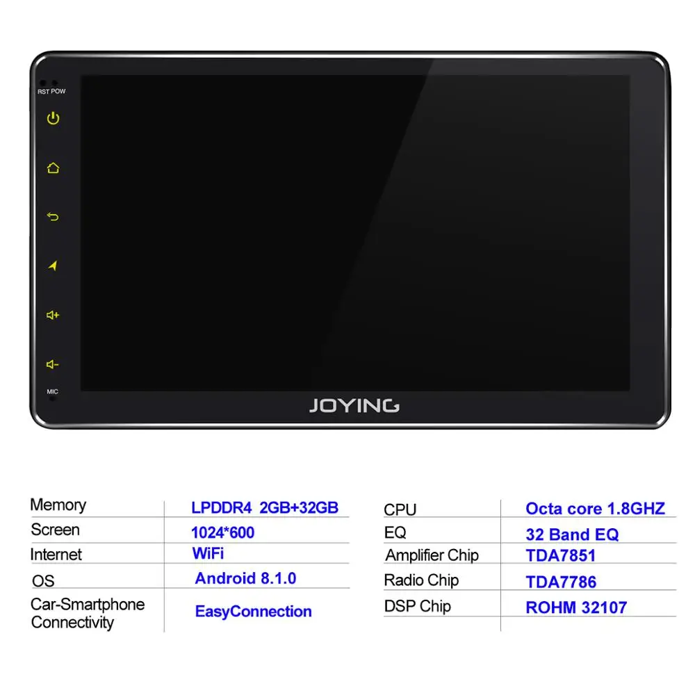 9 дюймов один Din Универсальный Android Радио 2 + 32 ГБ 1024*600 GPS DSP Зеркало Ссылка SPDIF