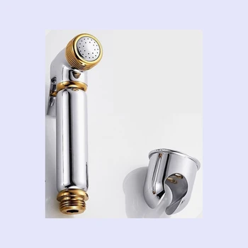 

Toilet Bidet Sprayer Shower Head Bathroom Handheld Brass Metal Flushing Jet Nozzle Diaper Washing Floor Cleaning Pet Bathing Gun