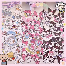 50pcs Rabbit Devil Cinnomoroll Stickers Crafts Scrapbooking Stickers Book Student Label Decorative Sticker Cute Stationery 823