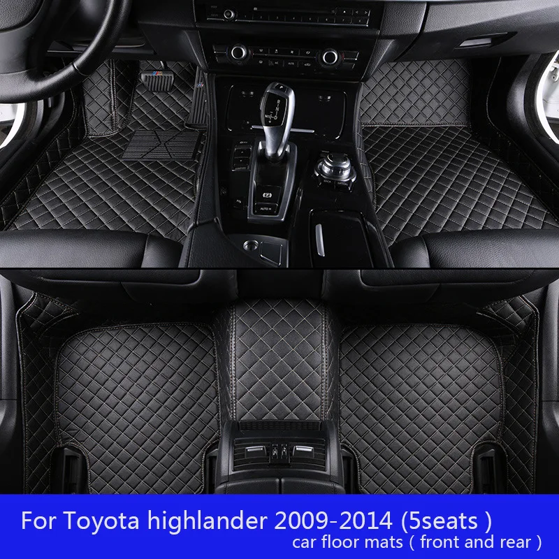 Shenlao пользовательские автомобильные коврики для Toyota highlander 2009 2010 2011 2012 2013 2014
