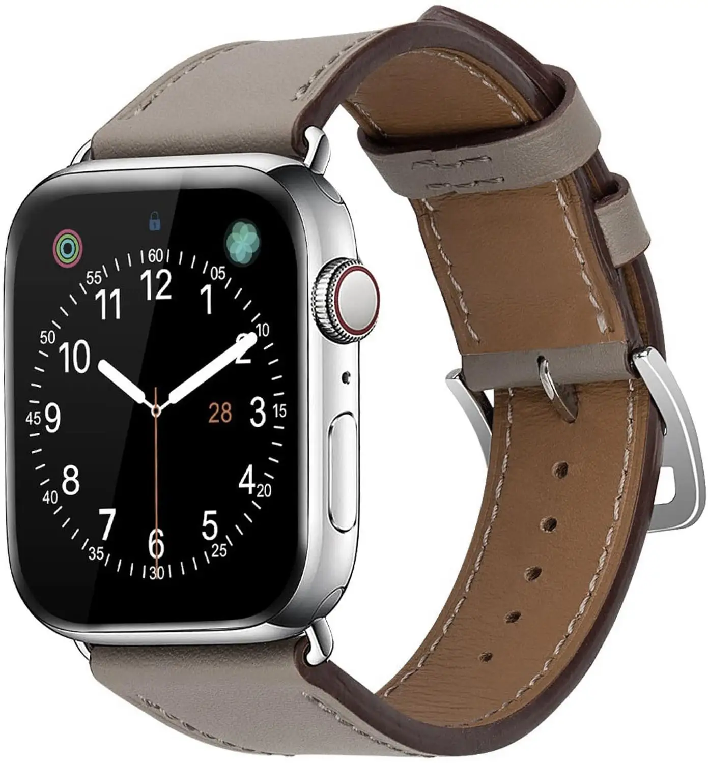 Cinturino In Pelle Per Cinturino Apple Watch 44Mm 40Mm 45Mm 41Mm Iwatch 6 Cinturino Singolo Tour Cinturino Apple Watch Series 7 4 3 6 Cinturino