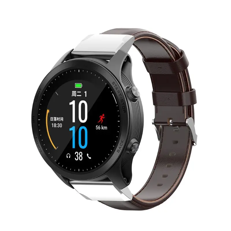 Ремешок для наручных часов из натуральной кожи для Garmin Fenix 6 S/Fenix 5S/Fenix 5S Plus A5YA