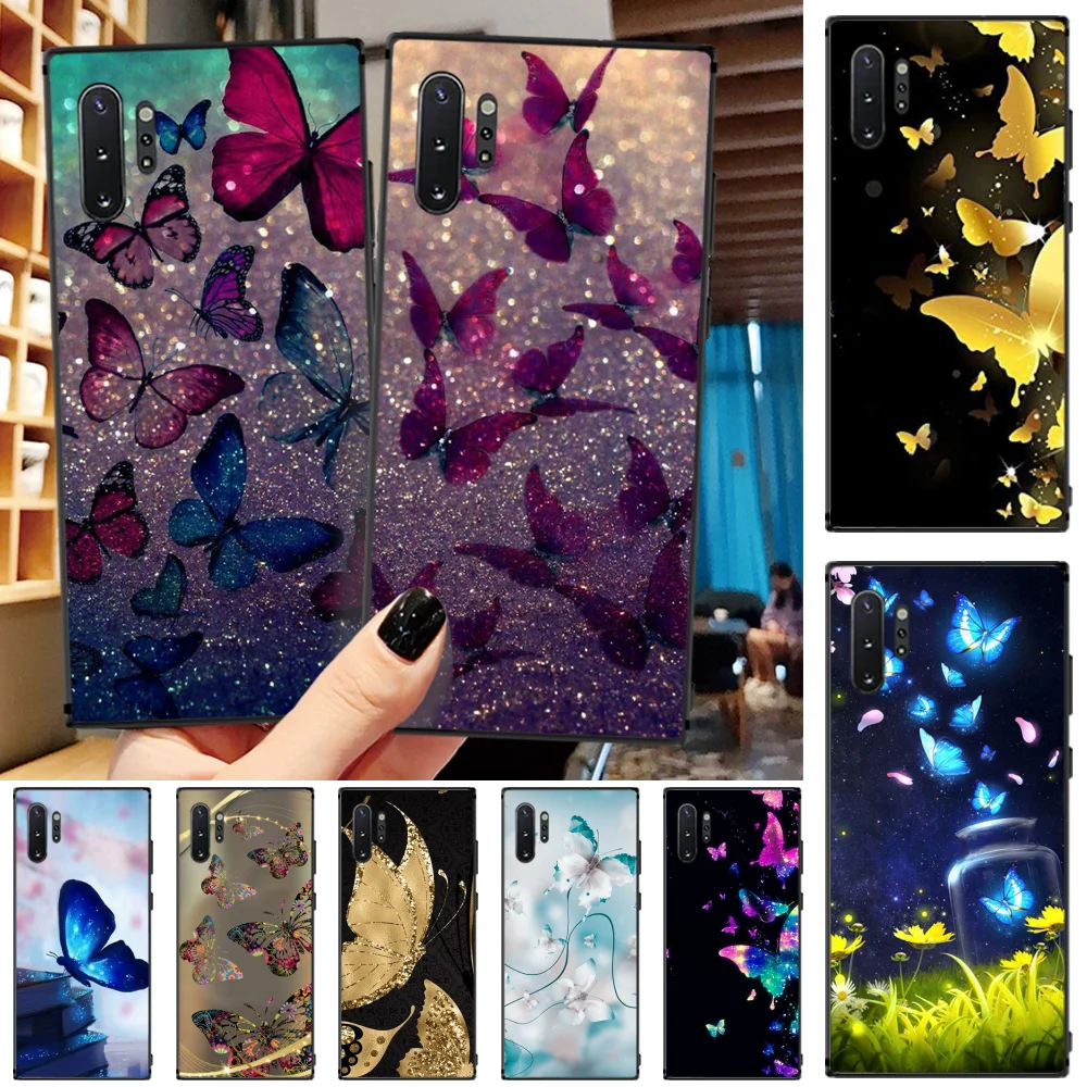 Чехол для телефона Reayou Butterfly dream чехол Samsung Note4 5 7 8 9 10 Note10 Pro M10 20 30 | Мобильные