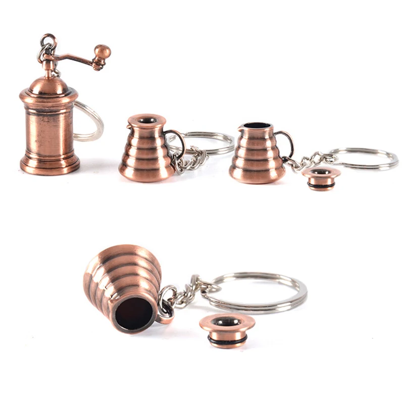 Брелок для ключей в виде пары красивый мини брелок кофе с темпером подарок