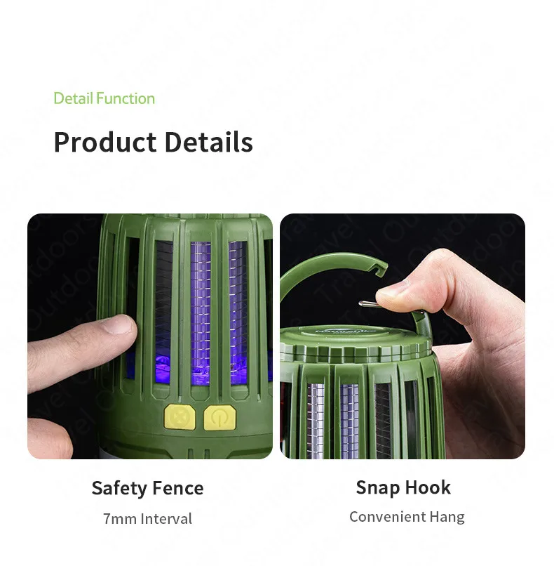 USB électrique Moustique Tueur Lampe LED Bug Zapper Anti Moustique