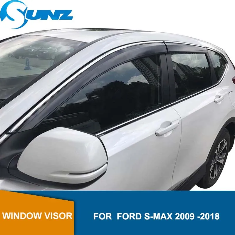Окно щит крышка для Ford S-MAX 2009 2010 2011 2012 2013 козырек от солнца Козырьки навесы ограждения SUNZ