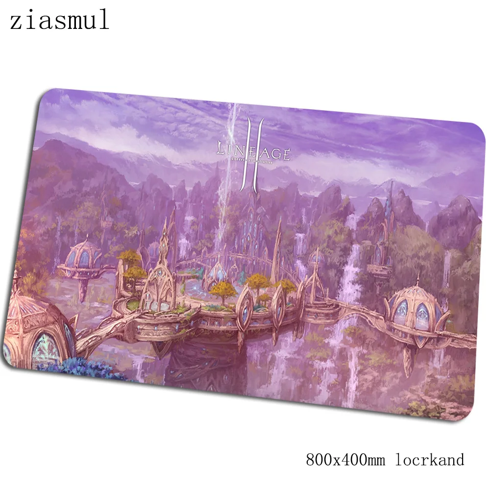 Lineage 2 коврики 800x400x3 мм esports игровой коврик для мыши большая клавиатура Коврик для мыши locrkand аксессуары для геймеров коврик для мыши - Цвет: Size 800x400x3mm