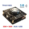 2*50W Bluetooth 5.0 TPA3116D2 Audio Power Amplifier Stereo 10W~100W HiFi Class D Digital TPA3116 USB Sound Card Mini Music AMP ► Photo 1/6