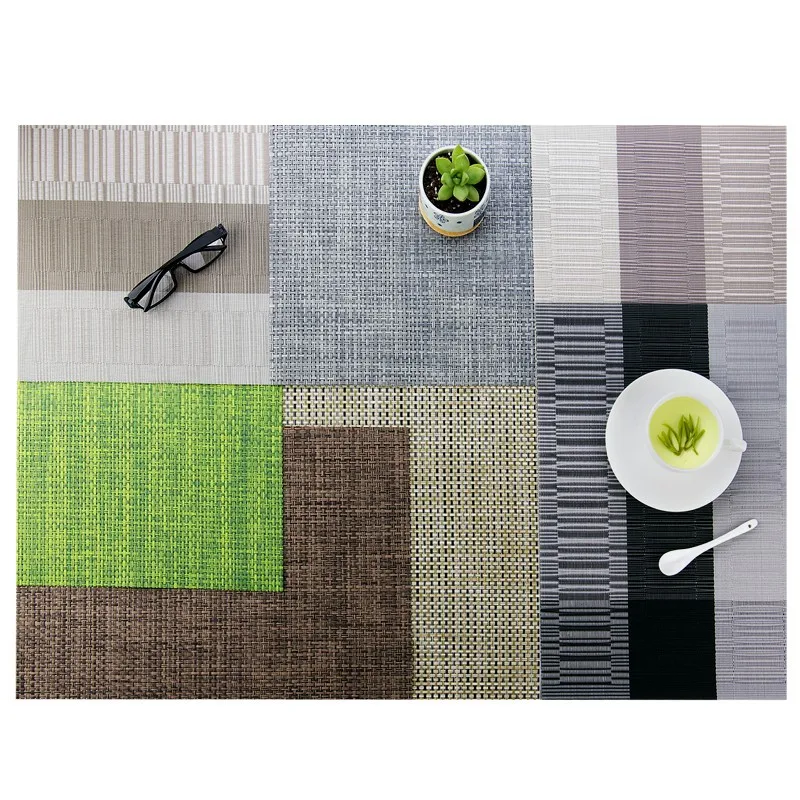 Модная подстилка в полоску кухонные подставки настольные коврики хлопковая