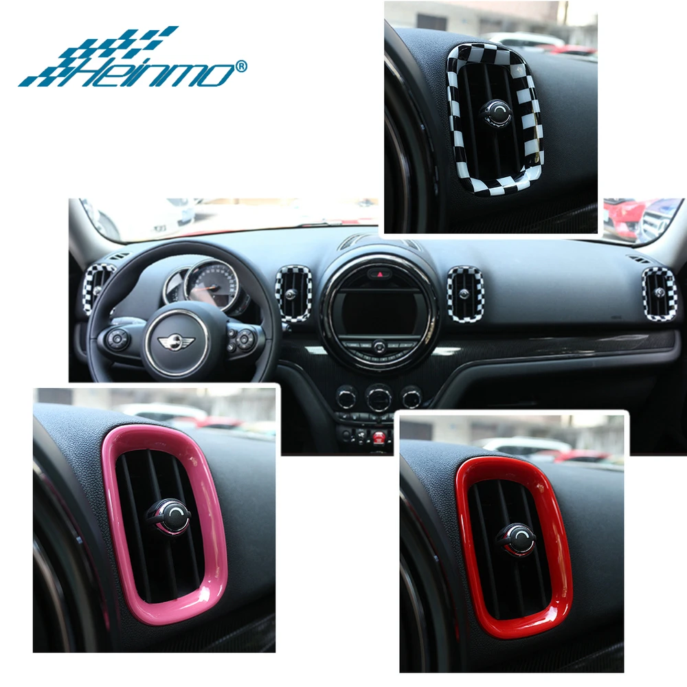 Для MINI Countryman F60 для MINI F60 внутренняя воздушная розетка декоративная крышка наклейка для MINI Cooper F60 аксессуары для MINI Cooper