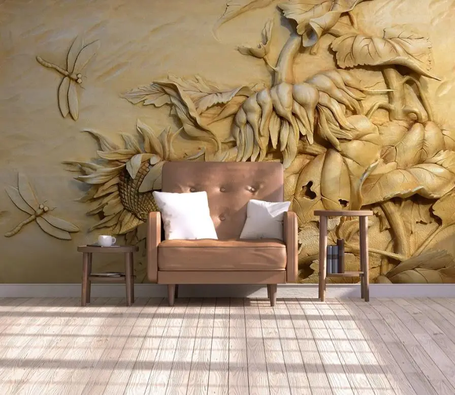 

3D стереоскопические рельефные фотообои в европейском стиле для гостиной отеля роскошный фон настенная живопись Декор