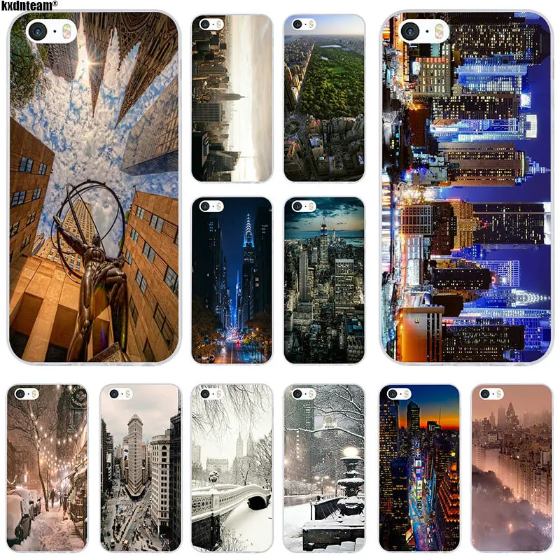 Мягкие прозрачные силиконовые чехлы из ТПУ для телефонов iPhone 6 6S 7 8 Plus 4 5 4S 5C SE X в